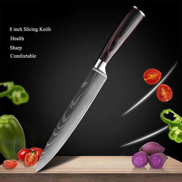 Japanese Stainless Steel Chef Knife Set - soqexpress