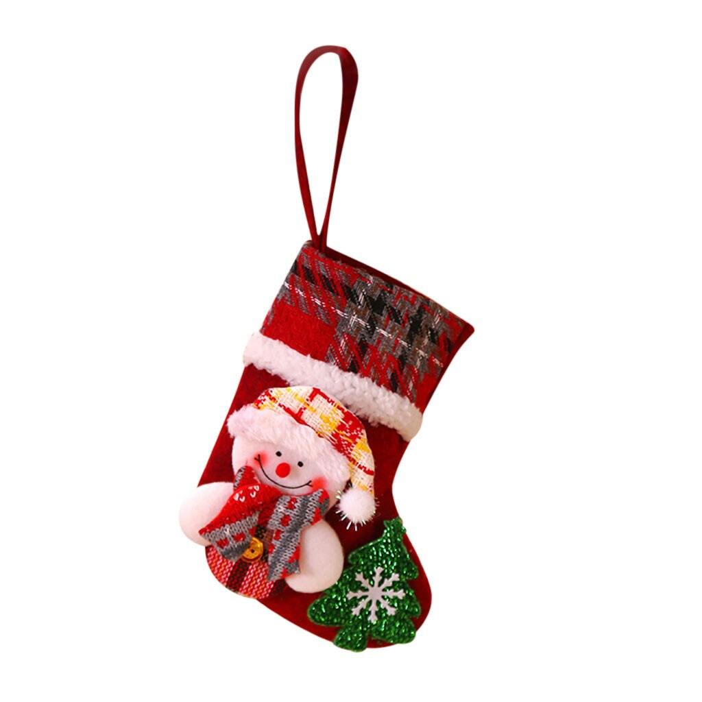 Christmas Gift Bags Xmas Tree Ornament Decoration Party - soqexpress
