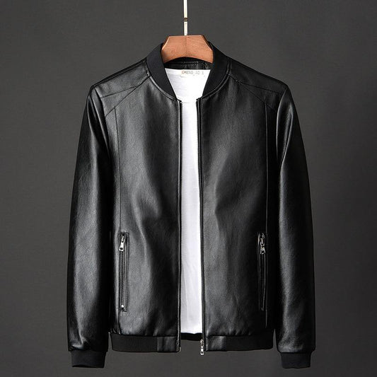 Men's jackets leather bomber jacket leather for men's - soqexpress