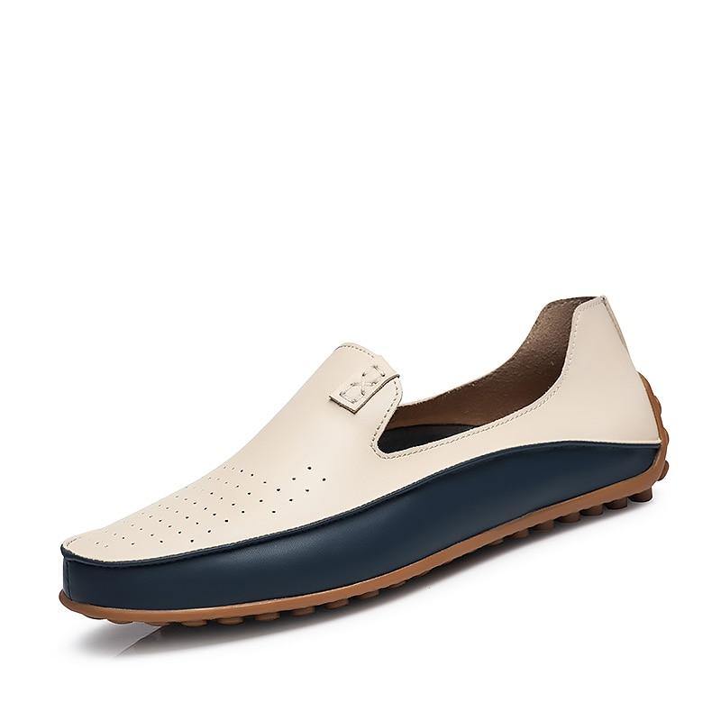 Leather Loafers Casual Shoes For Men - soqexpress