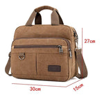 Large Capacity Multi-pocket Handbag Messenger Bag - soqexpress