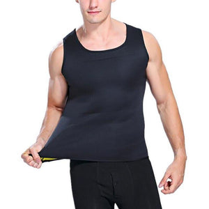 Men's Hot Sweat Body Shaper Slimming Belt Belly Men Slimming Vest - soqexpress