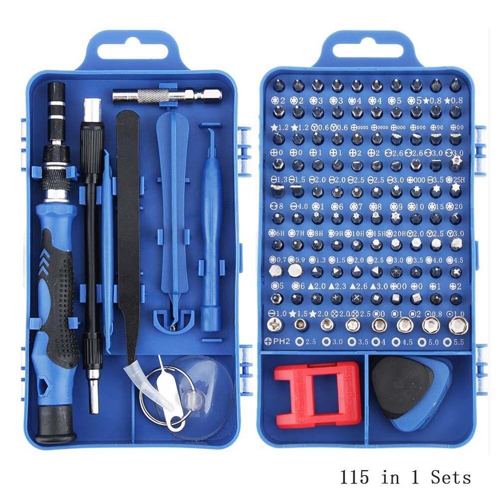 115 in 1 Screwdriver Set Mini Precision Screwdriver Repair Tools - soqexpress