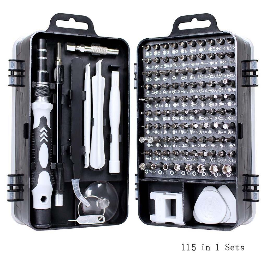 115 in 1 Screwdriver Set Mini Precision Screwdriver Repair Tools - soqexpress