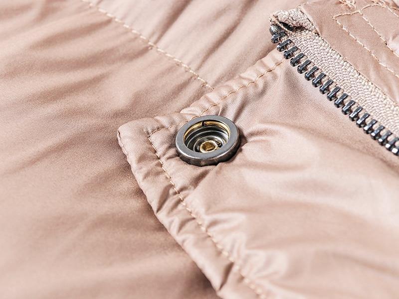 Belt puffer jacket oversized for women - soqexpress