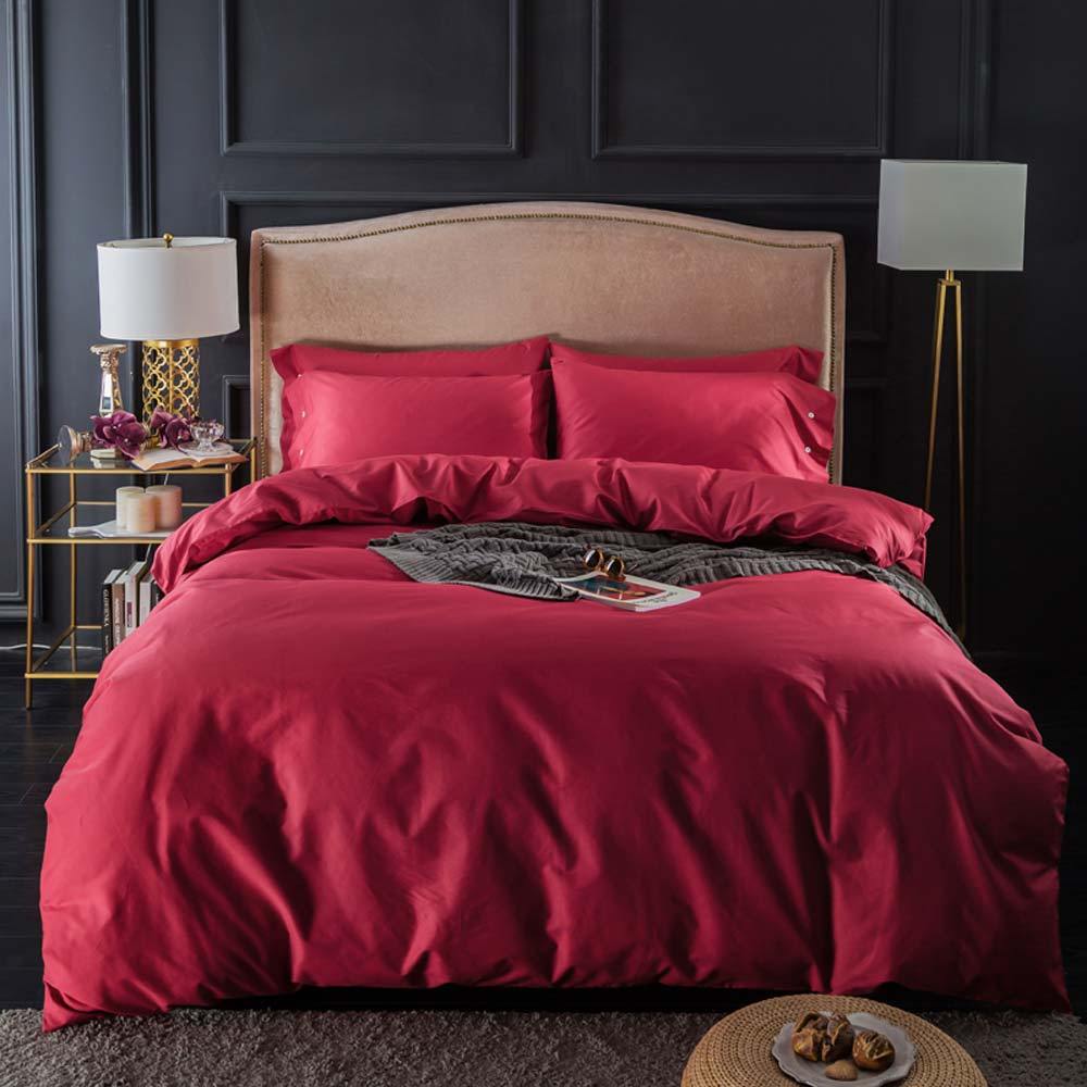 High-end quality Egyptian cotton bedding set embroidered satin light luxury - soqexpress