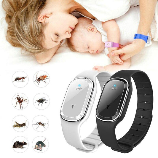 Ultrasonic Mosquito Repellent Wristband - soqexpress