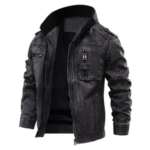 Jacket Male Coats Winter Warm Cool Moto Motorcycle Outerwears European size