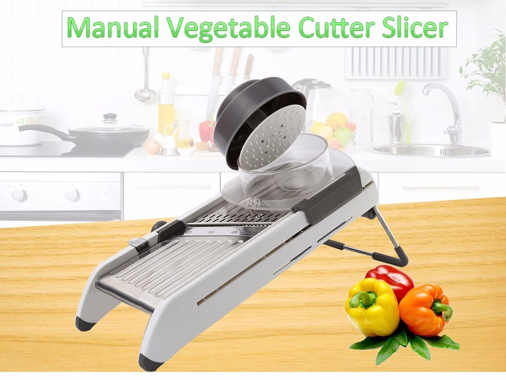 Mandoline Vegetables Cutter Shredders Stainless Steel Slicer