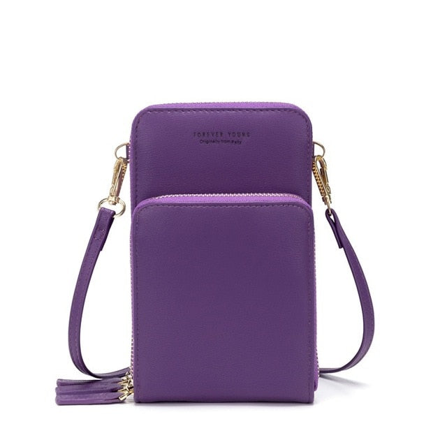 Colorful Cellphone & Card Holder Shoulder Bag
