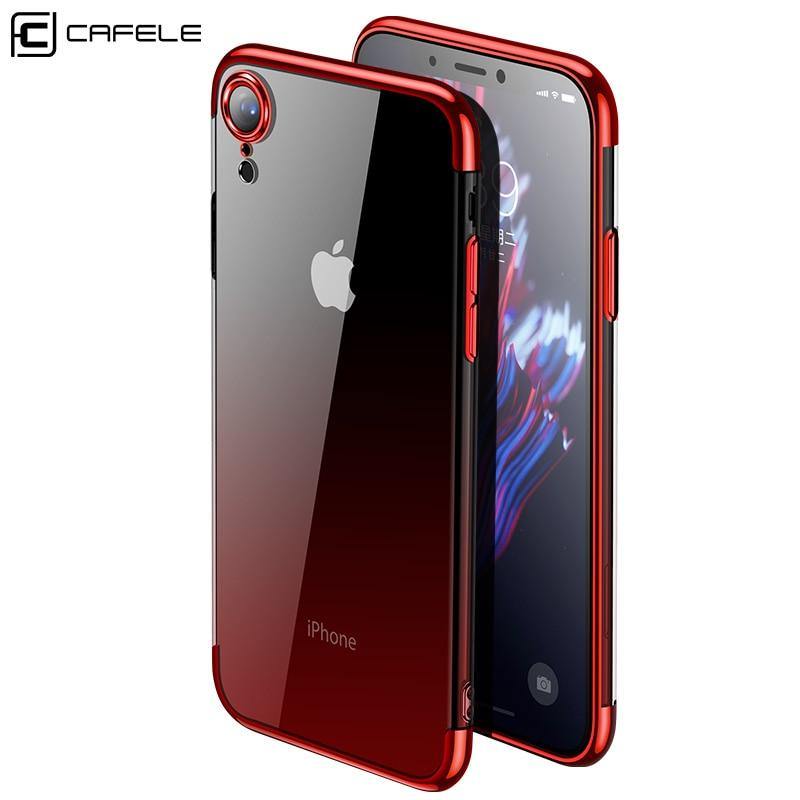 Case for iPhone Xr XS XS Max Cover Transparent Silicone Cover - soqexpress