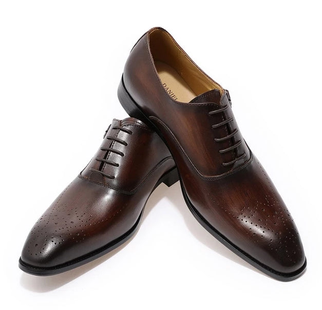 Men's Benito Leather Oxford Dress Shoes
