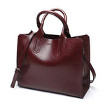 Casual Female Leather Handbag - soqexpress