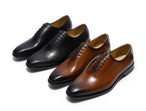 Lorenzo Genuine Leather Men's Wholecut Oxford Shoe