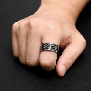 Viking male Ring stainless steel dragon ring for men