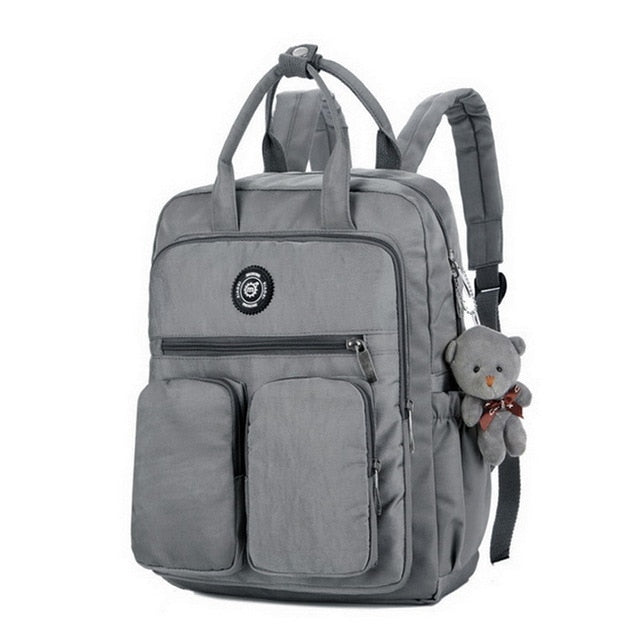 Fashion Woman Backpack Waterproof Travel Zipper School Bags