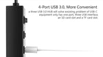 USB 3.0 HUB multi-port high-speed expansion