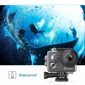 Akaso V50 Elite - Action camera - mountable - 4K / 60 fps - 20.0 MP - Wi-Fi - underwater up to 131.2 ft - soqexpress