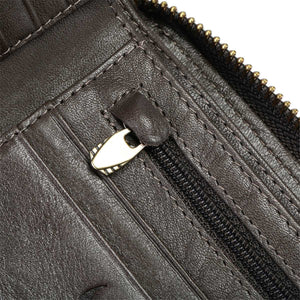 RFID Antimagnetic Vintage Genuine Leather Wallet For Men