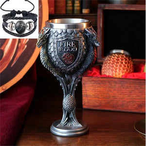 Mug Fire And Blood Stainless Steel & Resin 3D Coffee Beer