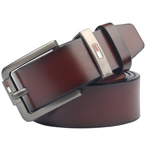 High Quality Luxury Leather Male Strap - soqexpress