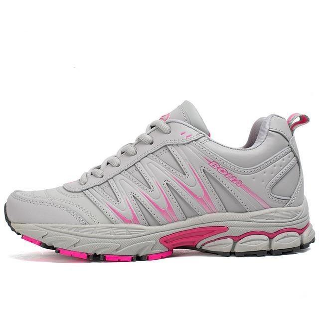 Women Running Shoes Lace Up Sport Shoes - soqexpress