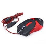 Professional Gaming Mouse Wired Computer Mouse 3200 DPI 6 Buttons - soqexpress