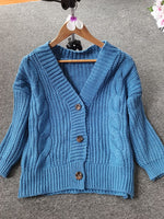 Women Short Cardigan Knitted Sweater