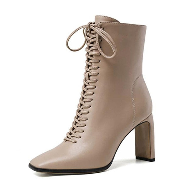 Fashion  High Heel  Women Ankle Boots