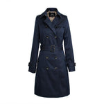 Classic Double Breasted Trench Coat - soqexpress