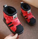 Winter Boys Snow Boots Plush Warm Ankle Boots