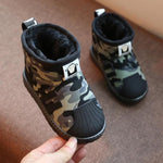 Winter Boys Snow Boots Plush Warm Ankle Boots