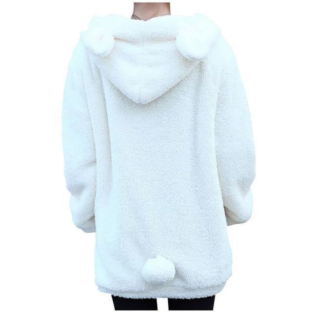 Cute Warm Outerwear  Hooded Jacket - soqexpress