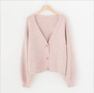 Chic Woman's Sweater Cardigans jersey knit Jumpers - soqexpress