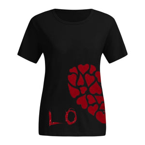 💕Couple T Shirt  Love Heart Print💕
