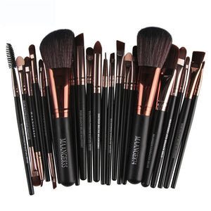 Pro 22pcs/set Makeup Brushes Powder Foundation Eyeshadow Eyebrow Eyeliner Blush