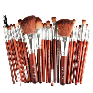 Pro 22pcs/set Makeup Brushes Powder Foundation Eyeshadow Eyebrow Eyeliner Blush