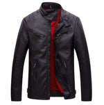 Motorcycle coat leather jacket - soqexpress