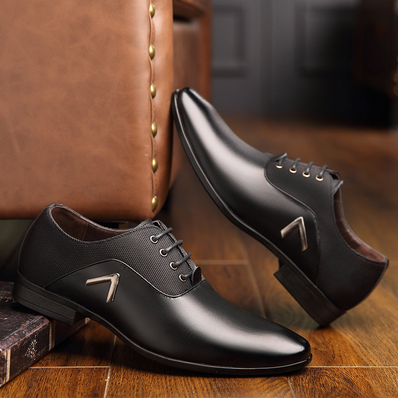 Luxury Fashion Wedding Shoes Men Business Casual Oxford Shoes