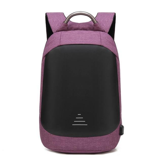 Anti theft 15.6  Waterproof With USB Charge High capacity Backpack - soqexpress