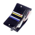High Quality Designer Oil wax Leather Short Coin wallet