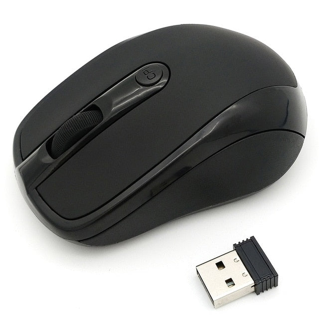 USB Wireless Mouse 2.4G Receiver Super Slim Mouse 10M Working Distance For Computer Laptop