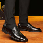 Oxford Breathable Men Leather Formal Business Shoes