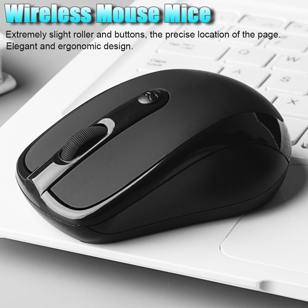 USB Wireless mouse 2000DPI Adjustable Receiver Optical Computer Mouse 2.4GHz