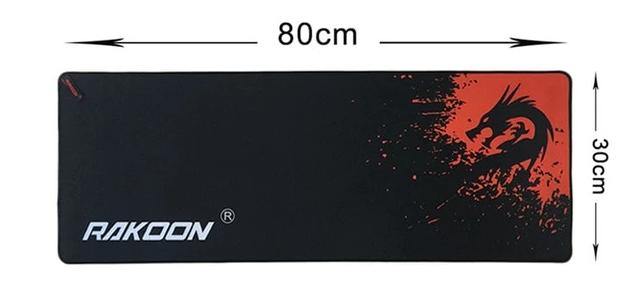 Brand Large Gaming Mouse Pad With Lock Edge Red Dragon 30*80CM - soqexpress
