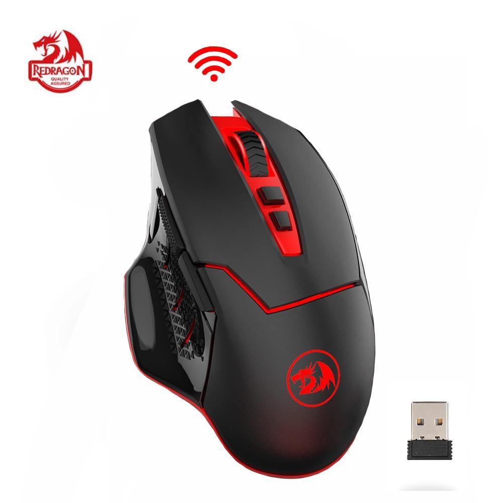 Redragon M690-1 Gaming Mouse Wireless Adjustable Mice 8 Buttons 2400DPI 2.4GHz - soqexpress