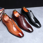 Gioele Lace-Up Loafers Dress Leather Shoe For Man