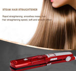 Ceramic Steam Hair Straightener Professional Flat Iron Vapor Spray - soqexpress