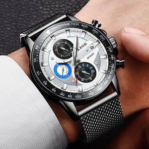 Waterproof Ultra Thin Date Wrist Watch