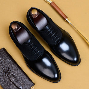Matteo Dress Shoes Genuine Leather Oxford Shoes for Men